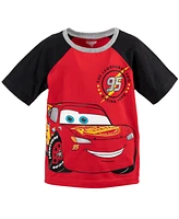 Disney Mickey Mouse Lion King Pixar Cars Toy Story French Terry T-Shirt and Shorts Outfit Set Toddler to Big Kid