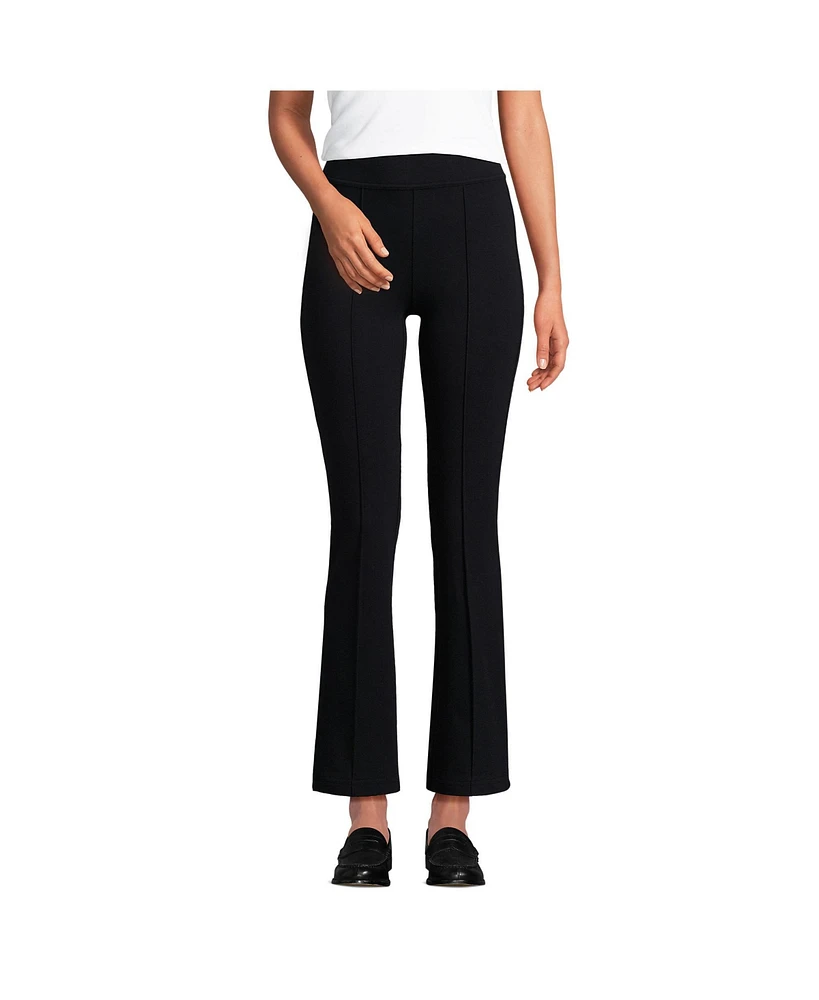 Lands' End Petite Starfish High Rise Kick Flare Crop Pants