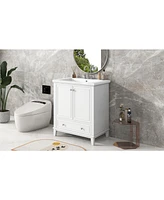 Slickblue 30" Bathroom Vanity with Sink Combo for Stylish and Space-Efficient Bathroom Storage