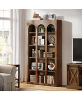 Tribesigns 5-Tier Farmhouse Tall Bookshelf, 70.87