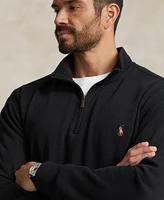 Polo Ralph Lauren Men's Big & Tall Estate-Rib Quarter-Zip Pullover