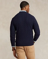 Polo Ralph Lauren Men's Big & Tall Cable-Knit Wool-Cashmere Sweater