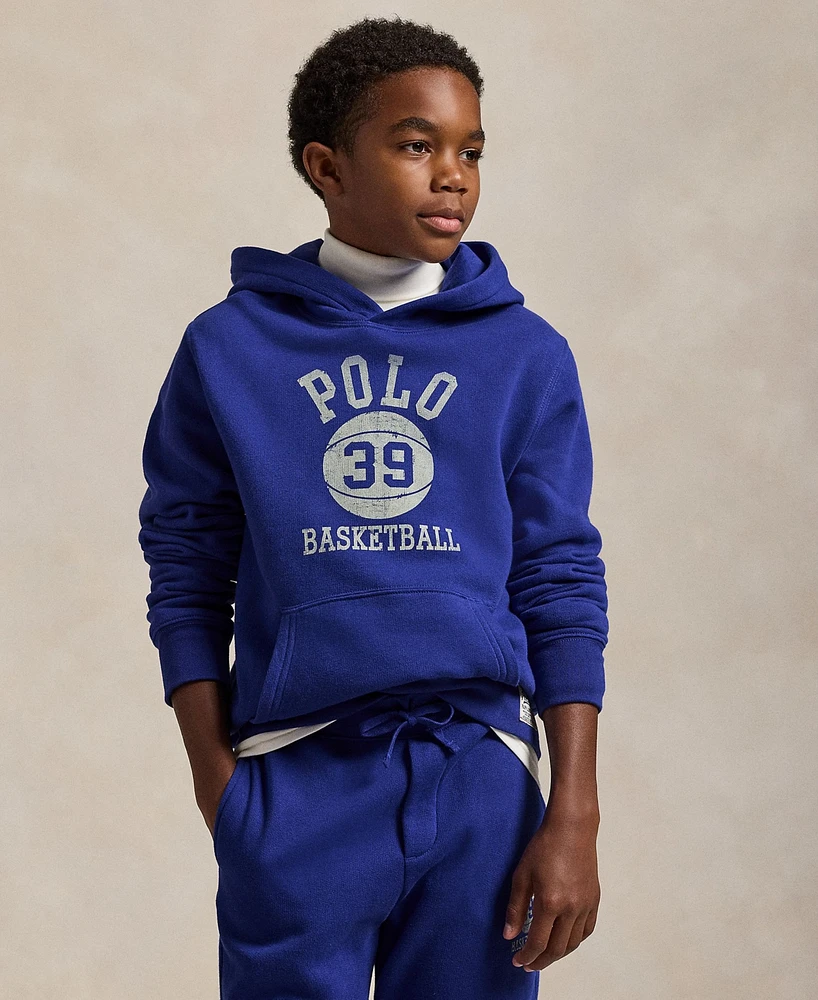 Polo Ralph Lauren Big Boys Logo Fleece Hoodie Sweatshirt