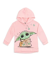 Starwars Toddler Girls Star Wars Baby Yoda Pullover Fleece Hoodie and Leggings Outfit Set