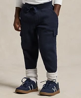 Polo Ralph Lauren Toddler and Little Boys Waffle-Knit Cotton Cargo Jogger Pant