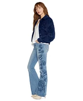 Driftwood Women's Farrah Embroidered Flare Jeans