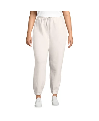 Lands' End Women's Serious Sweats High Rise Jogger Pants