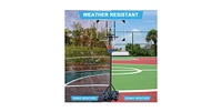 Slickblue Adjustable Portable Basketball Hoop for Home and Outdoor Use