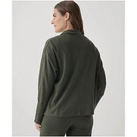 Pact Women's Organic Cotton Airplane Relaxed Blazer