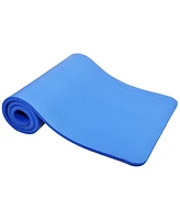 BalanceFrom Fitness BalanceFrom GoCloud 1" Extra Thick Exercise Yoga Mat with Carrying Strap