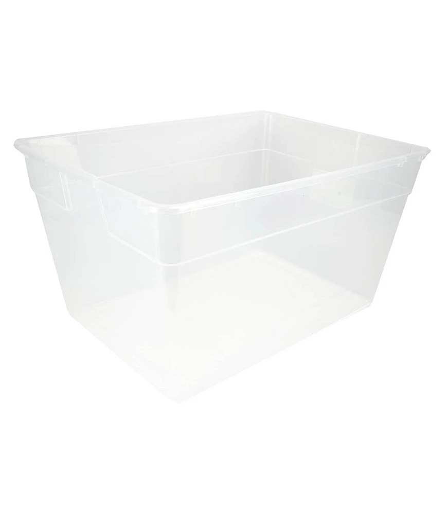 Sterilite 56 Quart Clear Plastic Storage Container Box and Latching Lid, 32 Pack