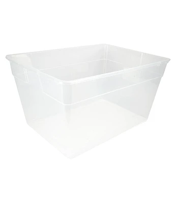 Sterilite 56 Quart Clear Plastic Storage Container Box and Latching Lid, 32 Pack