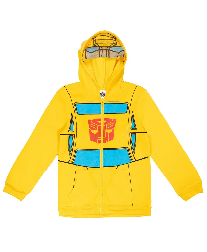 Transformers Boys Optimus Prime Bumblebee Megatron Fleece Pullover Hoodie to