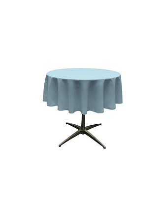 Slickblue 58" Round Tablecloth, Premium Polyester Poplin for Dining & Special Events