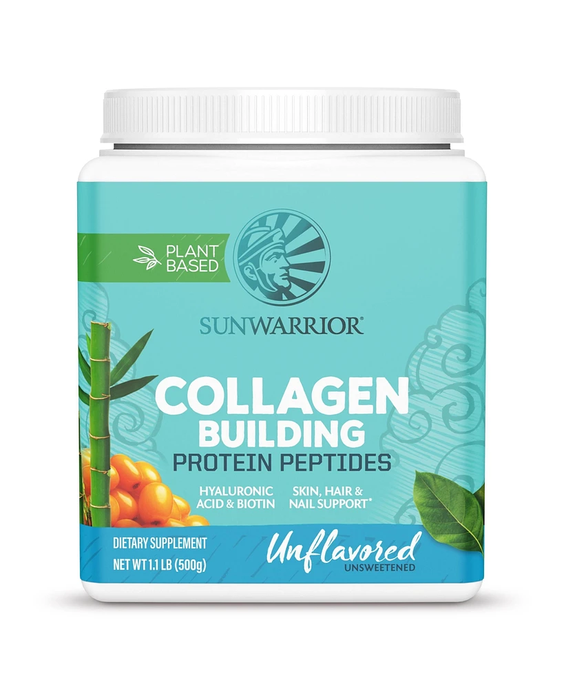 Sunwarrior Collagen Protein, Plant-Based Protein, Unflavored, 500gm