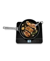 Salton 1500W Induction Cooktop with Temperature Probe