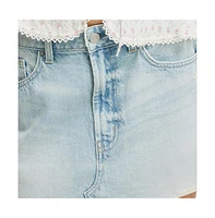 Cotton On Women's Denim Mini Skirt