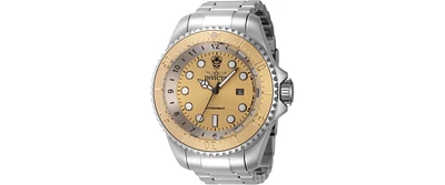 Invicta Men's 44746 Hydromax Quartz 3 Hand Gold Dial Watch