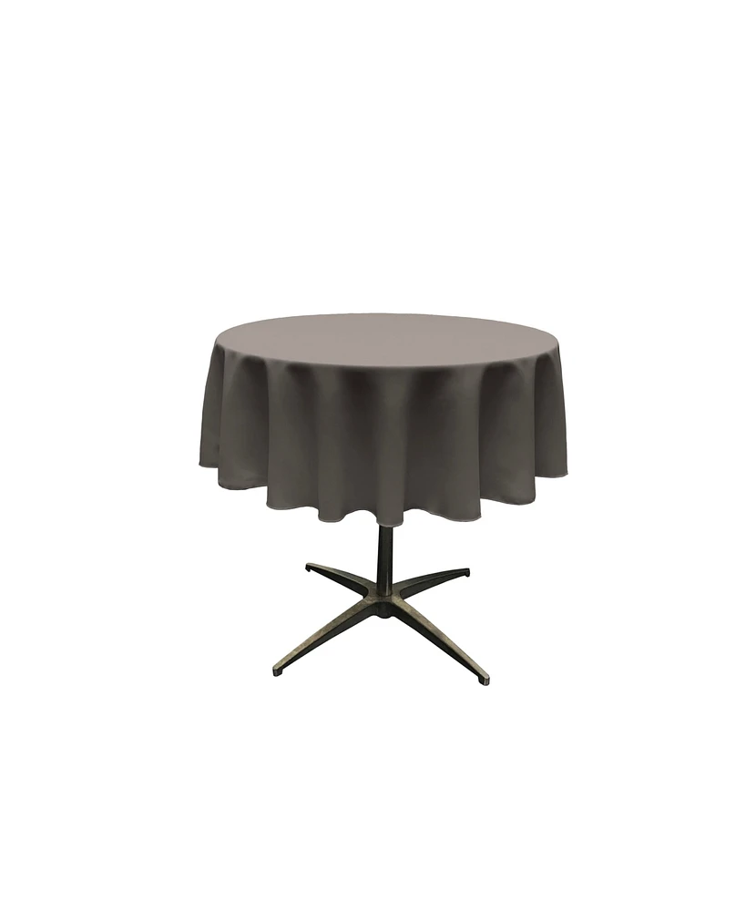 Slickblue 58" Round Tablecloth, Premium Polyester Poplin for Dining & Special Events