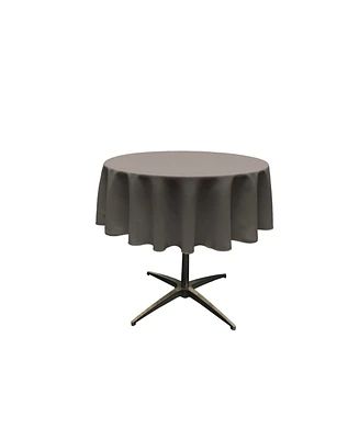 Slickblue 58" Round Tablecloth, Premium Polyester Poplin for Dining & Special Events