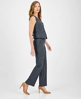 Anne Klein Women's High-Rise Straight-Leg Pants