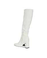Katy Perry Women's Hollow Wedge Knee High Boots