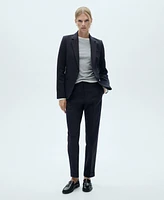Mango Women's Straight Suit Pants