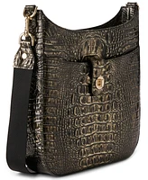 Brahmin Leia Melbourne Embossed Leather Crossbody