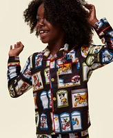 Disney | Macy's Little & Big Kids Balloon Windows Notch-Collar Matching Family Pajamas Set, Created for