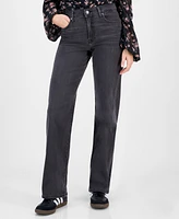 7 For All Mankind Women's Alexa High-Rise Wide-Leg Jeans