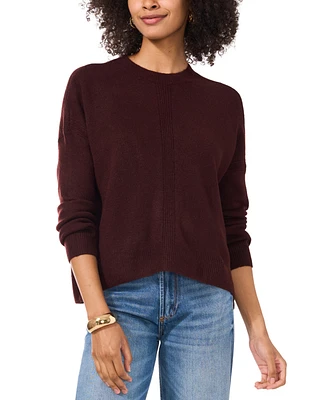 Vince Camuto Women's Ribbed Crewneck Long-Sleeve Sweater