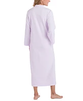 Miss Elaine Plus Zip-Front Long-Sleeve Fleece Robe