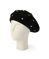 Kate Spade New York Women's Embellished Beret Hat