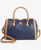 Giani Bernini Small Quilted Patent Dip Satchel, Created for Macy's