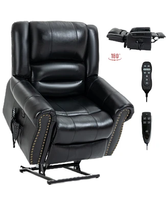 Mondawe Power Lift Recliner Chair Heat Massage