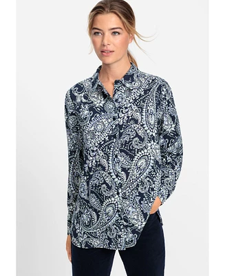 Olsen Women's Paisley Shirt