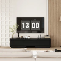 Homsee Extendable Tv Stand Entertainment Center Wood Media Console