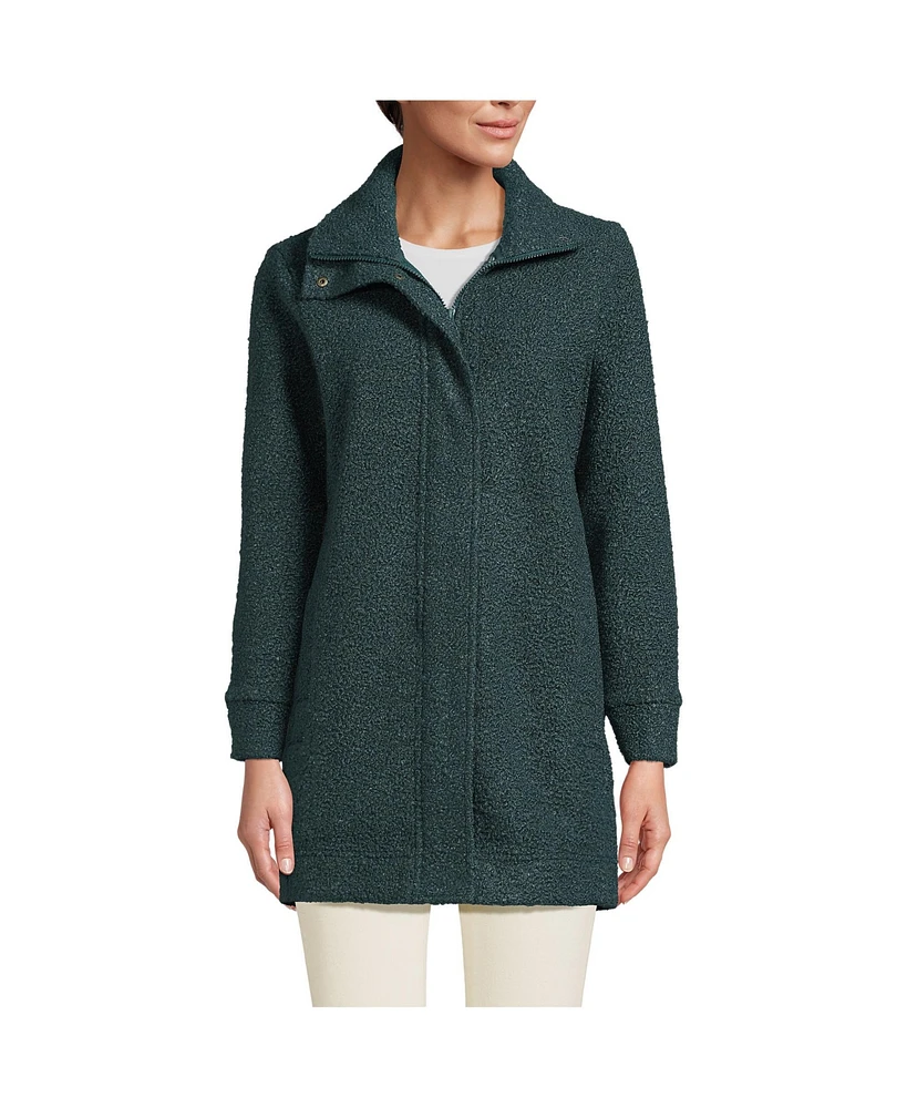 Lands' End Petite Boucle Fleece Coat