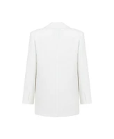 Nocturne Women's Padded Shoulder Blazer Jacket