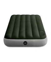 Intex Dura-Beam Standard Downy Air Mattress w/Built-In Foot Pump, Twin, 2 Pack