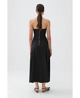 Nocturne Women's Strapless Maxi Dress