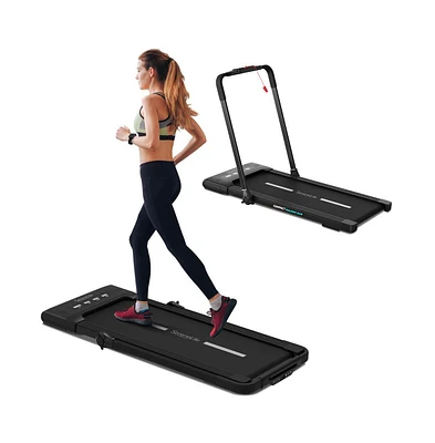 SereneLife Folding Motorized Treadmill Machine with Two-Operation System Control