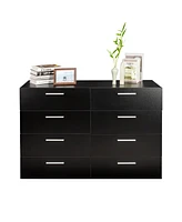 Slickblue 8-Drawer Double Dresser for Bedroom – Spacious and Stylish Storage Solution