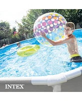 Intex 26711EH 12 foot x 30 inch Prism Frame Above Ground Swimming Pool with Pump