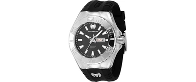 TechnoMarine Men's Tm-122006 Cruise Quartz 3 Hand Black Dial Watch