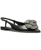 Michael Kors Women's Elodie Rosette Slingback Flats