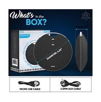 Pyle Portable Wireless Bluetooth Streaming Mini Speaker With IPX7 Waterproof Rating & Built-in Microphone