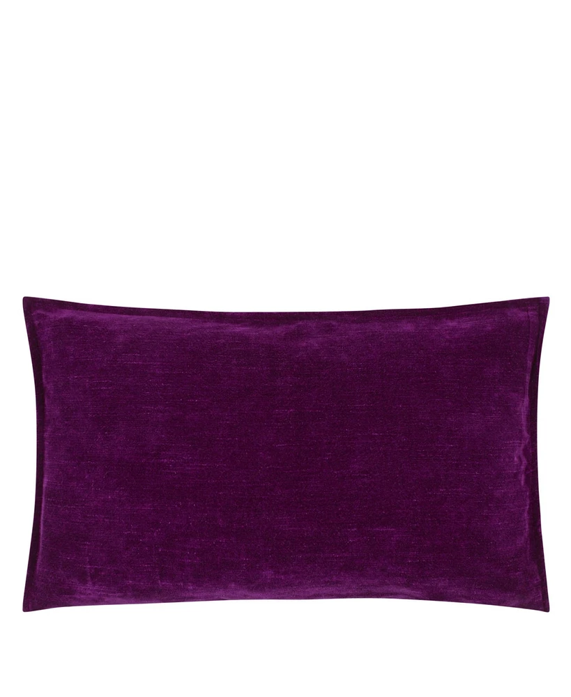 Designers Guild Rivoli Damson Velvet Decorative Pillow