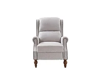 Alvin Traditional Manual recliner With Wingback