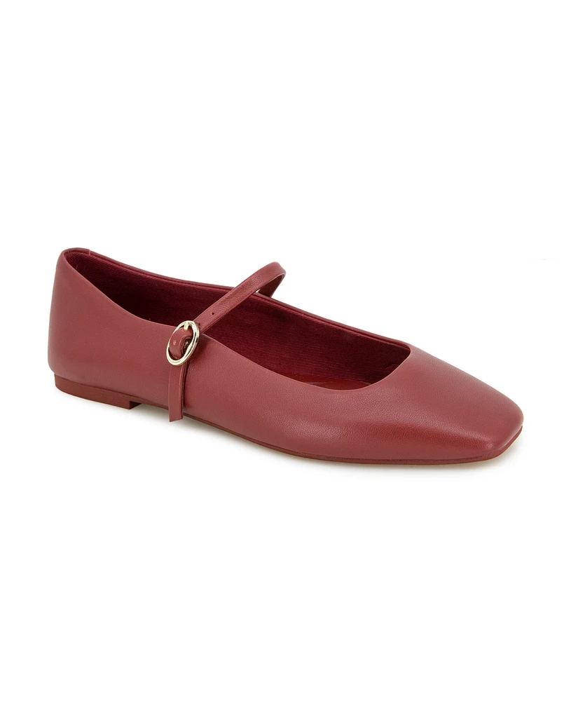 Kenneth Cole New York Women's Jasper Square Toe Ballet Flats